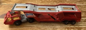 Vintage 1976 Matchbox Laney Super King K-10  Auto Transport Truck and Trailer - Picture 1 of 3