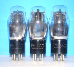 No 42 Philco 3 type audio radio amplifier vacuum tubes valves ST shape 242 42 - Picture 1 of 3