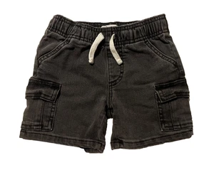 Boys 4T Jean Shorts Cargo Pull-on Elastic Drawstring Waist - Picture 1 of 14