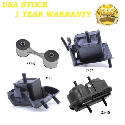 4 PCS Motor & Trans. Mount Fit 1989-1993 Oldsmobile Cutlass Ciera 3.3L - Image 1 of 4
