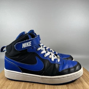 Nike Court Borough Mid 2 Boys Size 6.5Y Blue Athletic Shoes Sneakers DM8872-001 - Picture 1 of 7