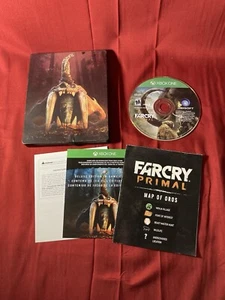 Far Cry Primal Steel Book (Xbox One) Game Disc Only & Map Tested Works - Picture 1 of 19