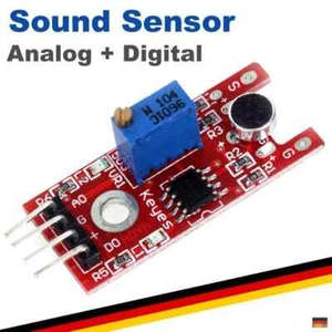Analog Sound Sensor Geräuschsensor Sensor Mikrofon Modul Arduino Raspberry Pi - Bild 1 von 4