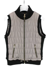 CALVIN KLEIN Performance Waistcoat Women's LARGE Brown Adjustable Full Zip - Picture 1 of 15