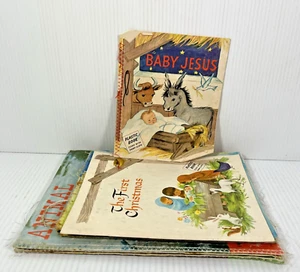 Vintage Childrens Book Lot Whitman Platt & Munk Gibson Wipe Clean Plastic Cloth - Picture 1 of 7