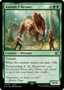 0173 Balamb T-Rexaur FFVIII FIN Final Fantasy MTG Card SHIPS NOW - Picture 1 of 1