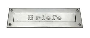 Briefklappe Briefschlitz Postschlitz Briefkasten-Schlitz 20er Jahre antik - Bild 1 von 2