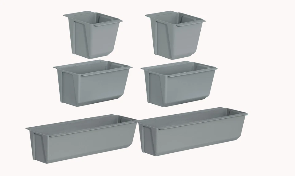 6er Set Pflanzgefäß EASY für Europaletten in versch. Farben - Bild 1 von 1