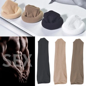 ! Guaina copri pene marsupio velluto calza pene intimo lingerie erotica panti · - Foto 1 di 19