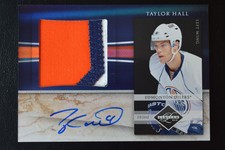 2010-11 Limited Jumbo Materials Signatures Patch TAYLOR HALL /5