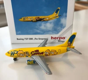 Herpa WESTERN PACIFIC B 737-301 1:500 diecast model ‘The Simpsons’ - Picture 1 of 6