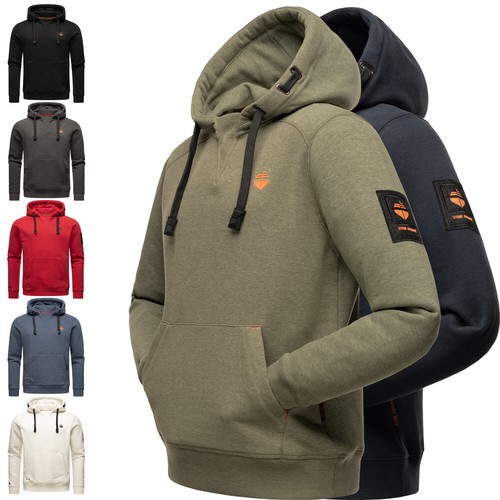 SACAI Felpa con cappuccio uomo Stone Harbour pullover manica lunga pulli felpa con cappuccio maglione fringuello divertente