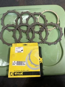 NEW Pro-X Clutch Fiber/Friction Plate Kit 04-06 Yamaha YFZ450 ATV (16.S24028) - Picture 1 of 3