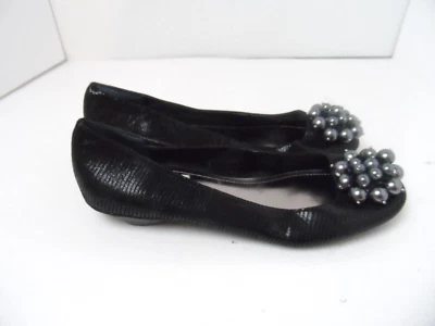 Alfani Женские Музы Танкетка Черная Змеиная Кожа Принт Кожа - Размер 7М - Изображение 1 из 4