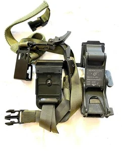 Genuine USGI Norotos NVG Rhino Mount & Front Bracket Ratchet Strap Helmet Mount - Picture 1 of 6