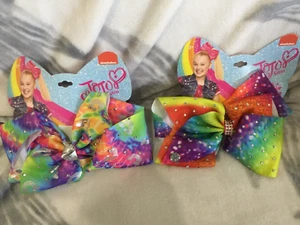 Lots Of 2 Jojo Siwa Signature Hair Bow New #2 - Picture 1 of 4