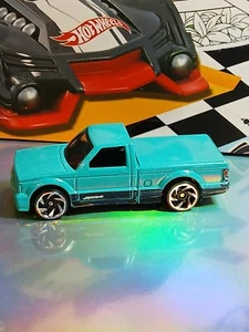 Hotwheels 1991 GMC SYCLONE, TEAL BODY, BLACK BASE - Bild 1 von 9