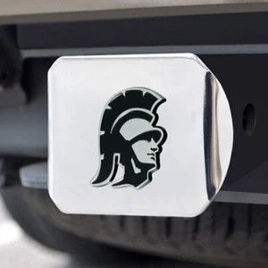 USC Trojans Hitch Cover - Heavy Duty Chrome - 3.4" x 4" - Picture 1 of 3
