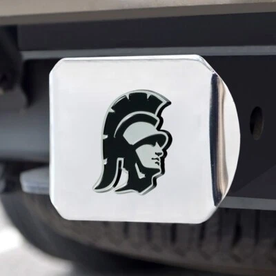 USC Trojans Hitch Cover - Heavy Duty Chrome  - 3.4" x 4" - Image 1 of 3
