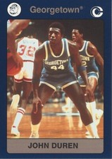 1991 Collegiate Collection Georgetown Hoyas #37 John Duren