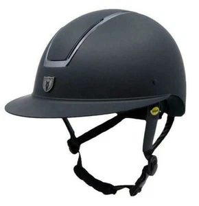 Tipperary Windsor MIPS WIDE BRIM Helmets - Matte Black / Smoked Chrome Trim - Picture 1 of 5
