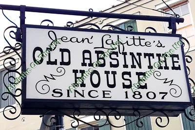 新奥尔良 LA Old Absinthe House 海报 11 x 17 或 24 x 36 Jean Lafitte - 礼物 — 第 1/2 张图片