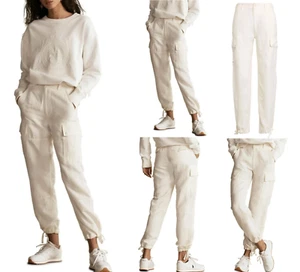Polo Ralph Lauren Silk Mulberry Linen Cargo Pants Trousers - Picture 1 of 16