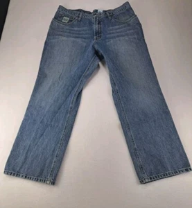 Cinch Jeans Mens 40 x 32 White Label Relaxed Fit Denim Blue Western Cowboy Rodeo - Picture 1 of 17