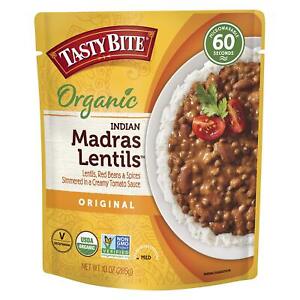 Tasty Bite Indian Madras Lentils, Microwaveable Ready to Eat Entre, 10 Ounce