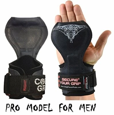 GRIP POWER PADS Cobra Grips PRO Weight Lifting Straps Power Lifting Grip Pad Gloves Wraps