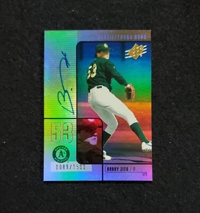 2000 Barry Zito Upper Deck SPX Rookie Auto /1500 - Picture 1 of 2