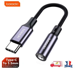 Adaptateur Connecteur USB Type C vers Prise Jack 3.5mm Audio Aux pour écouteurs - Zdjęcie 1 z 8