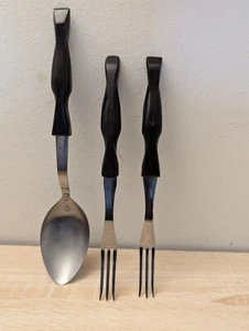 Vintage Cutco Basting Spoon #1712 And 3 Prong Turning Fork #1726 - Picture 1 of 3