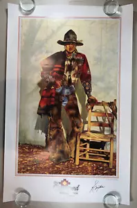 cpy. 1999 Signed Gordon Snidow Art Print The Ramrod Cowgirl Poster Western Decor - Picture 1 of 11