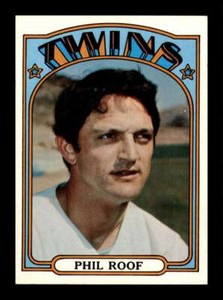 1972 Topps Phil Roof #201 Minnesota Twins NM OR BETTER