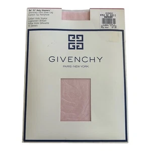 Vintage Givenchy Body Gleamers Control Top Strumpfhose Größe C Himbeere 1990 schimmernd - Bild 1 von 5