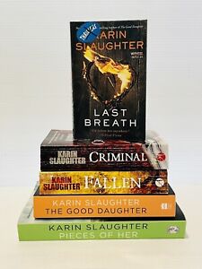 Karin Slaughter - 5 Book Lot - 5 Paperbacks - 2 Will Trent/ Quinn/ Oliver- G Con