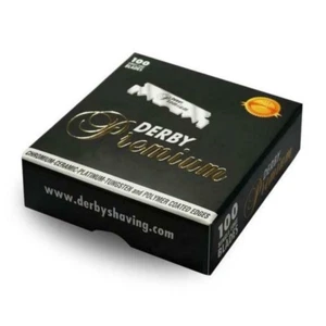 Derby Premium Black Replaceable Razor Blades for Razor - Picture 1 of 2