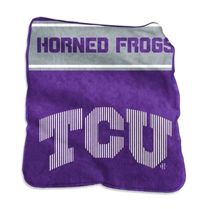 TCU Horned Frogs 50" x 60" Raschel Dorm Room Throw Soft Stadium Blanket - Picture 1 of 1