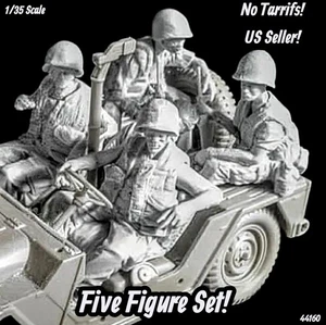 1/35 Resin Figur Nam' US Jeep Crew w VC Prisoner (5 Fig Set) Model Kit 44160 - Bild 1 von 6