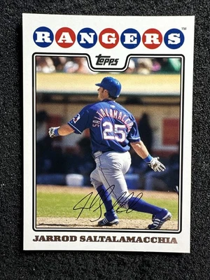 JARROD SALTALAMACCHIA #399 2008 Topps Baseball QTY Texas Rangers - Imagem 1 de 2
