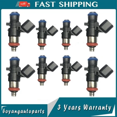 Inyectores de combustible para Cadillac CTS 2009-15 Chevrolet Camaro 2012-2015 6,2 L V8 8 piezas Foto 1 de 4