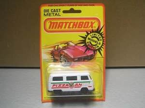 Matchbox Superfast Volkswagen Dormobile Pizza Van  Blister Pack NM+ Condition - Picture 1 of 8