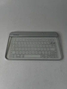 Brookstone Bluetooth Wireless Glass Keyboard 2AGGR-B5 Mac / PC /Tablet - Picture 1 of 7