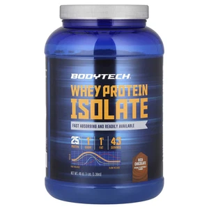 2 x BodyTech, Whey Protein Isolat, Rich Chocolate, 3 lbs (1,36 kg) - Bild 1 von 2