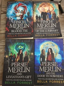 Harley Merlin Paperback Book Set by Bella Forrest Books 16 17 18 & 19 - Picture 1 of 3
