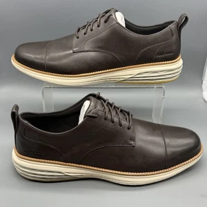 Cole Haan Grand Hurrion Cap Toe Oxford-Schuhe Herren 12 M braun elegante Schuhe ANPROBIERT - Bild 1 von 15