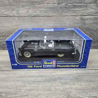 Ford Thunderbird vintage Revell 1:18 56 negro 86-8936 nuevo en paquete Foto 1 de 4