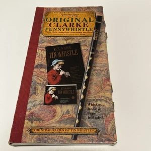 Vintage The Original Clarke Penny Whistle Tin Whistle Flute Musical Instrument - Picture 1 of 8