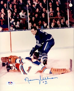 Norm Ullman autographed signed 8x10 photo NHL Toronto Maple Leaf PSA COA HOF - Picture 1 of 1